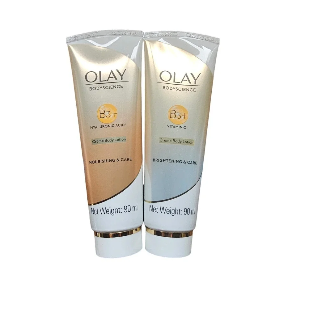 2 OLAY‎ BODYSCIENCE B3+ Hyaluronic Acid Creme Body Lotion & Niacinamide Vit C